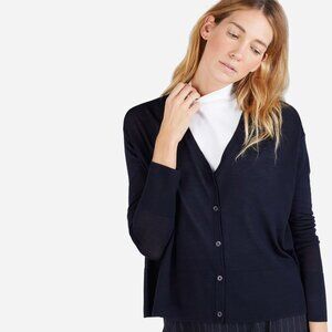 Everlane The Luxe Wool Square Cardigan - Size XS